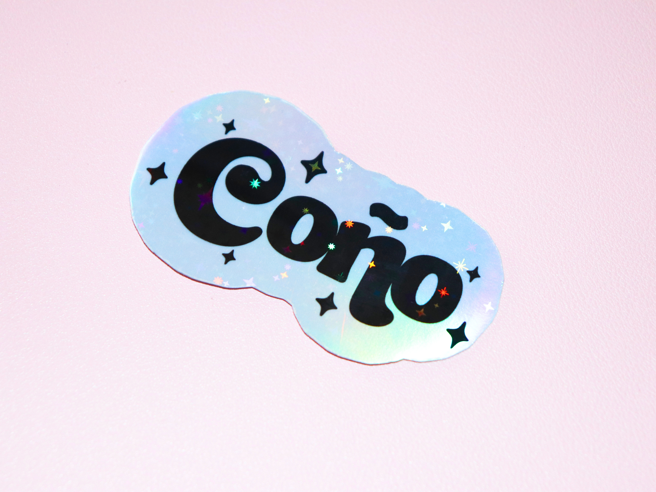 Espyz Studio - Vendita all'ingrosso Adesivo - Adesivo Olografico Coño - Divertente Spagnolo - Portoricano2