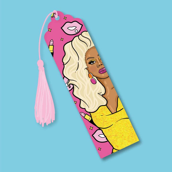 Studio Soph (We Pay Your Import Fees - We Ship DDP) - Venta al por mayor Marcapáginas - Marcador de página RuPaul con maquillaje1