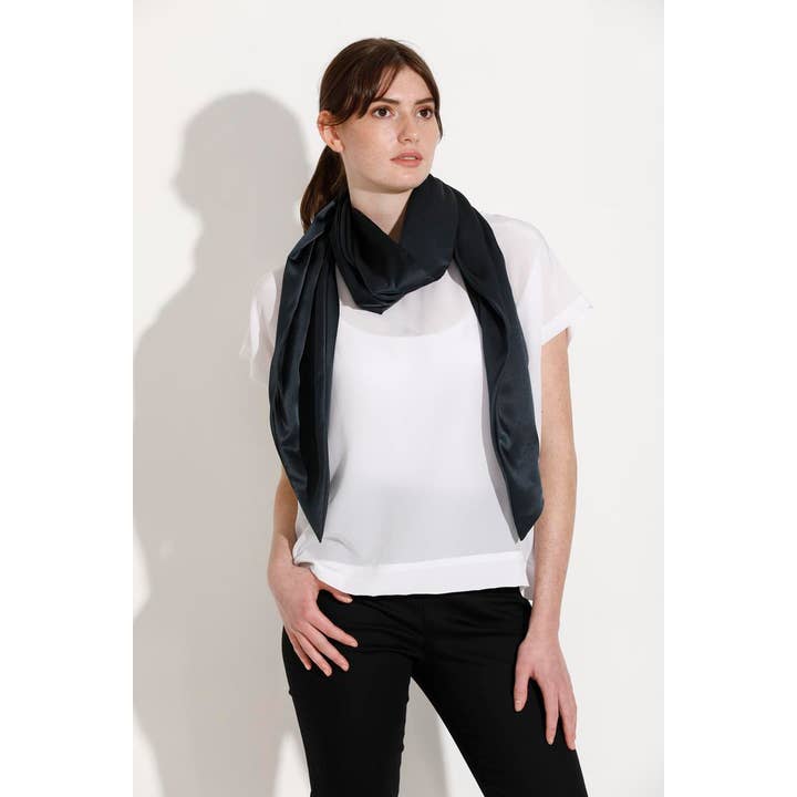 Tale the Label - Wholesale Scarf - Women's - Elliptical Silk Satin Scarf - Australian Made