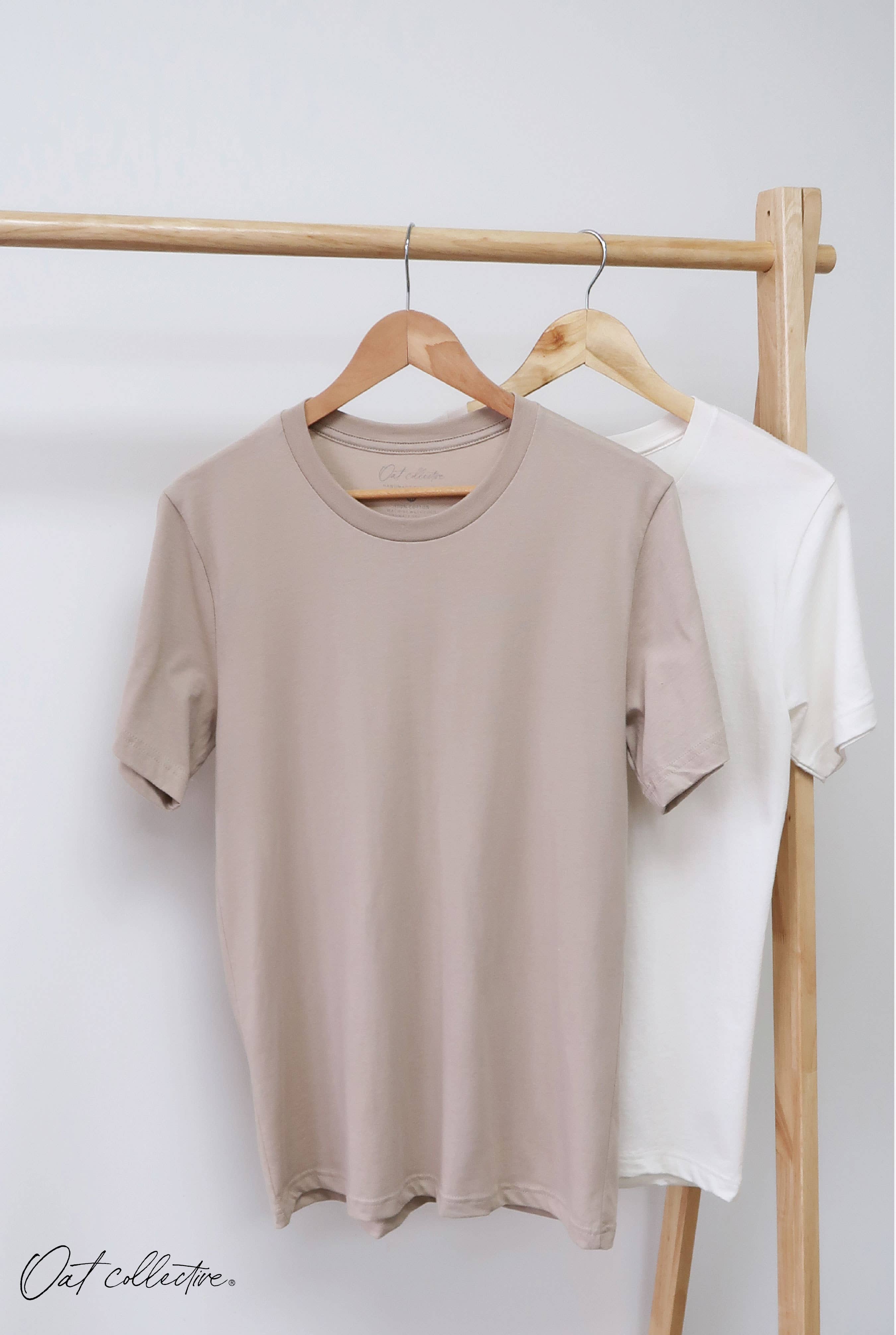 OAT COLLECTIVE - Vendita all'ingrosso Maglietta serigrafata - Donna - Maglietta Basic Solid5