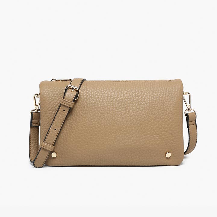 Jen & Co. - Wholesale Crossbody Bag - Women's - M2672 Phiona Studded Flapover Crossbody9