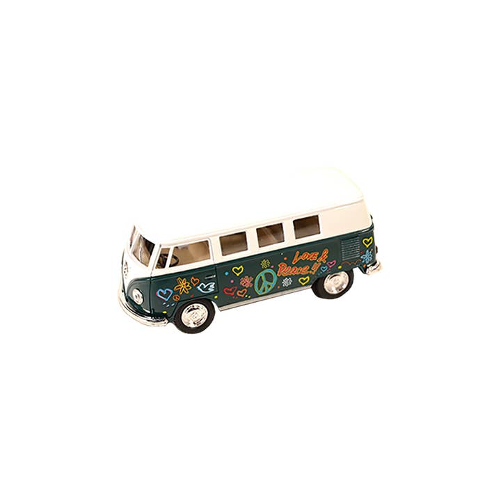 Gypsy Rose – wholesale Toy car/truck – Child – 1962 Volkswagen Classic Hippie Bus with Decals