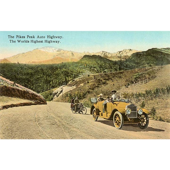 Found Image Press - Wholesale Sticker - Sticker CO-38 Pike's Peak Highway, Colorado