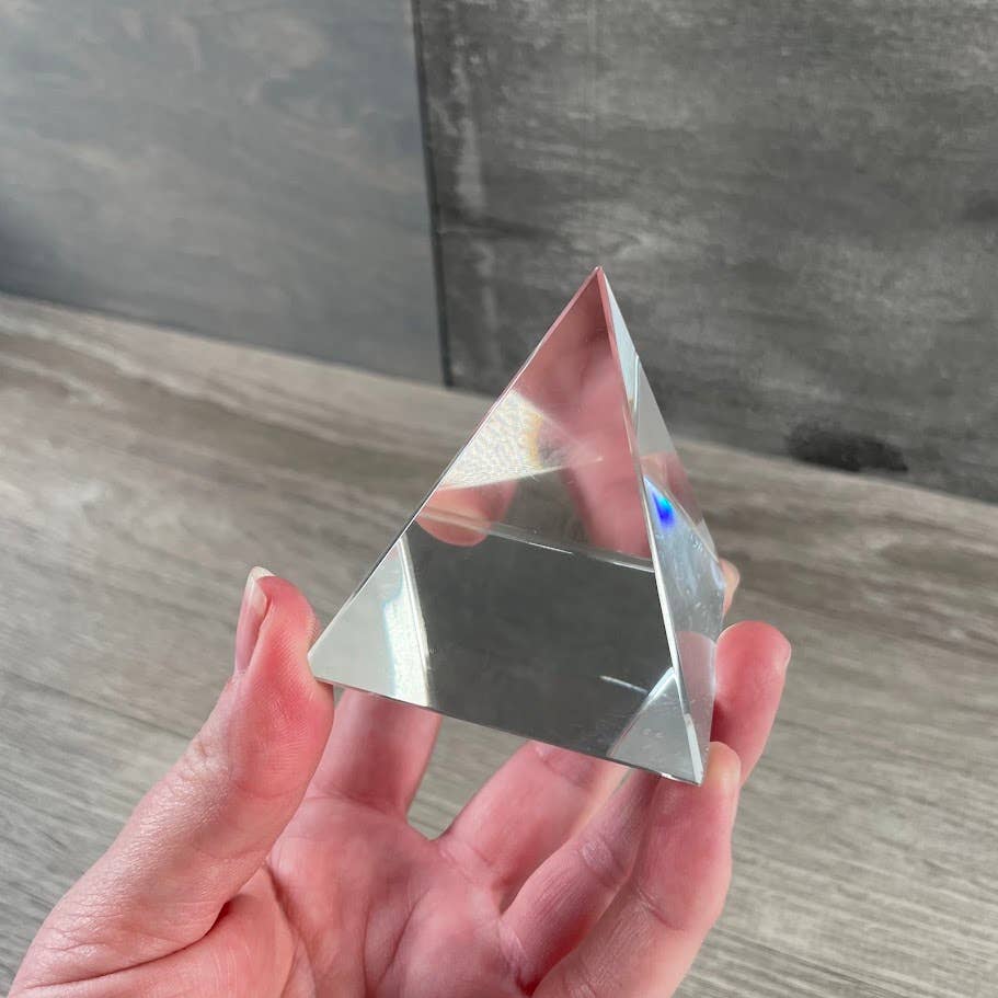 Keystone Crystals - Wholesale Spiritual Stone/Crystal - Glass 2 inch Pyramid