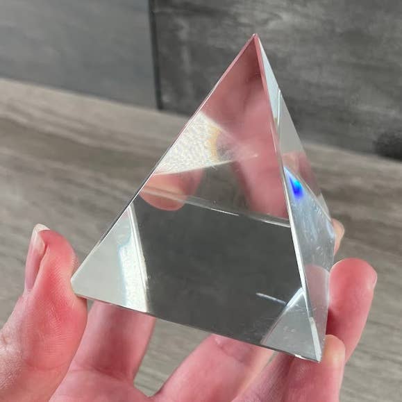 Keystone Crystals - Wholesale Spiritual Stone/Crystal - Glass 2 inch Pyramid0