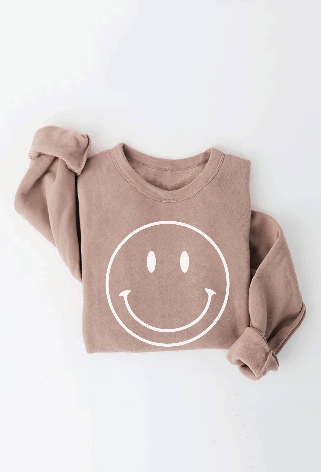 OAT COLLECTIVE - Vente Sweat-shirt à imprimés – femme - Sweat-shirt graphique SMILEY FACE13