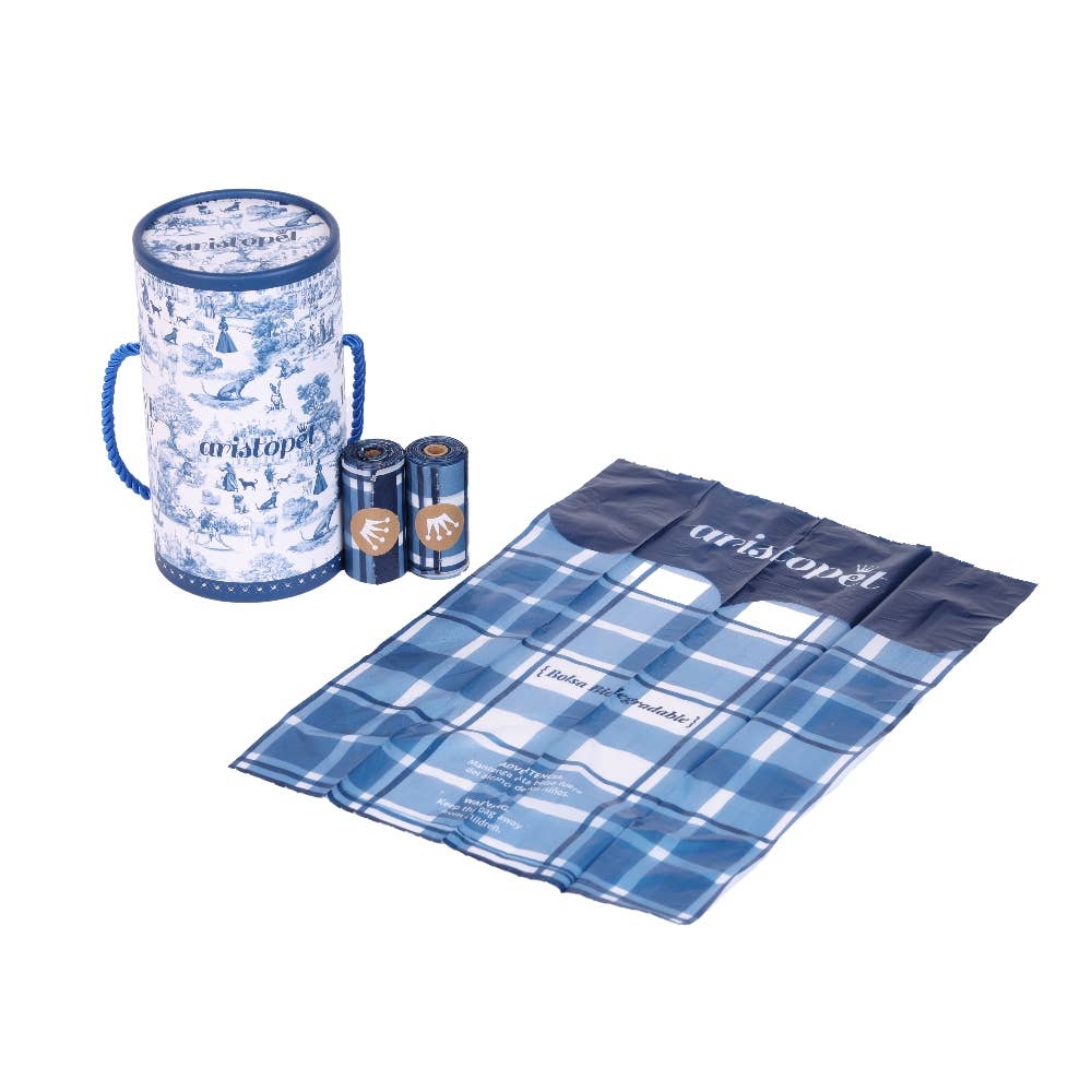 ARISTOPET - Wholesale Pet Poop Bag - COMPOSTABLE POOP BAG FOR DOG BLUE21