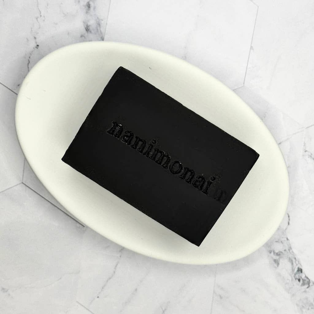 Nanimonai Skincare - Wholesale Bar Soap - Black Charcoal Soap Bar