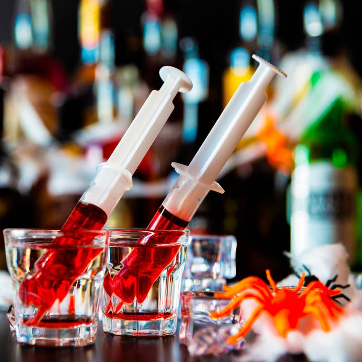 The Twiddlers - Wholesale Party Favor - 50 Reusable Large Novelty Jello Shot Syringes with Caps 60ml10