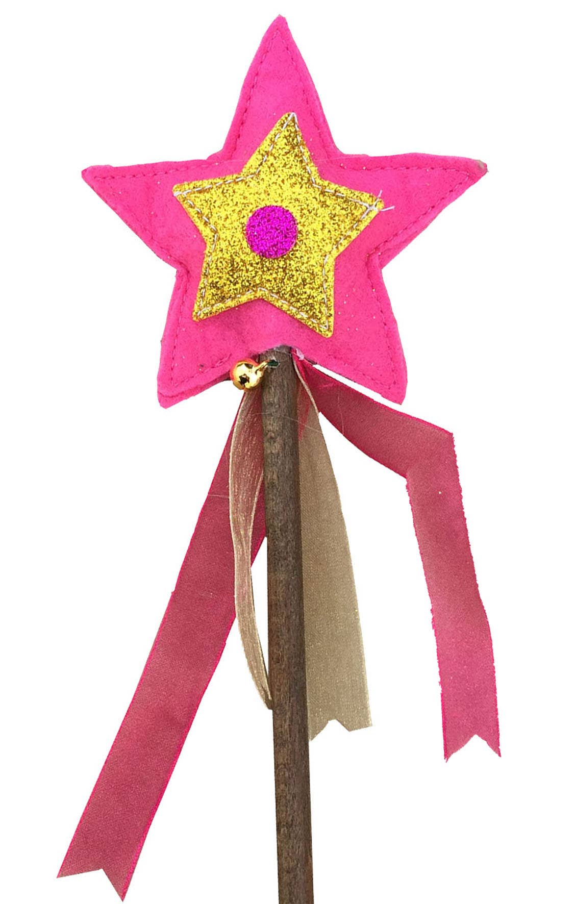 KALID MEDIEVAL - Wholesale Toy Wand - Kids - FELT AND GINGLE MAGIC WAND - ST4590