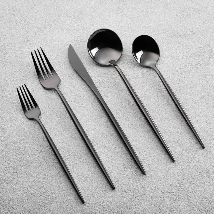 Kadra Kitchenware - Wholesale Assorted Cutlery Set - Vikko Vera SHINY 18/10 Flatware 20 Pc Set4