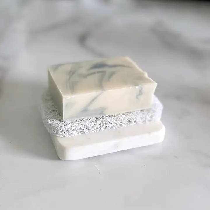 Milk & Pail - Wholesale Bath Soap Dish - White Soap Saver Lift Pad1