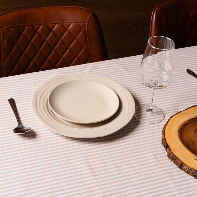 Fabstyles - Wholesale Tablecloth - Bistro Stripe Tablecloth3