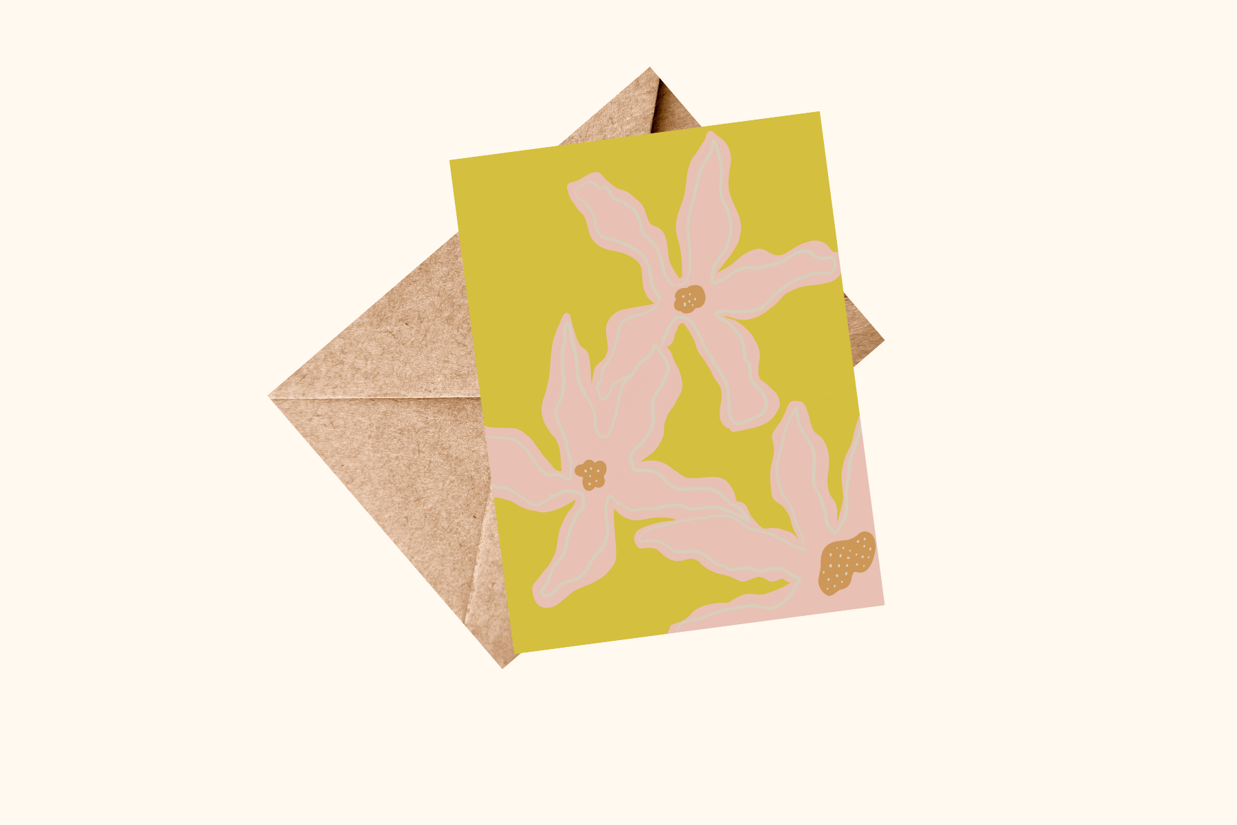 Sierra Rehrer Designs – Engroshandel Hverdagshilsen kort – Boho Flowers lykønskningskort 1