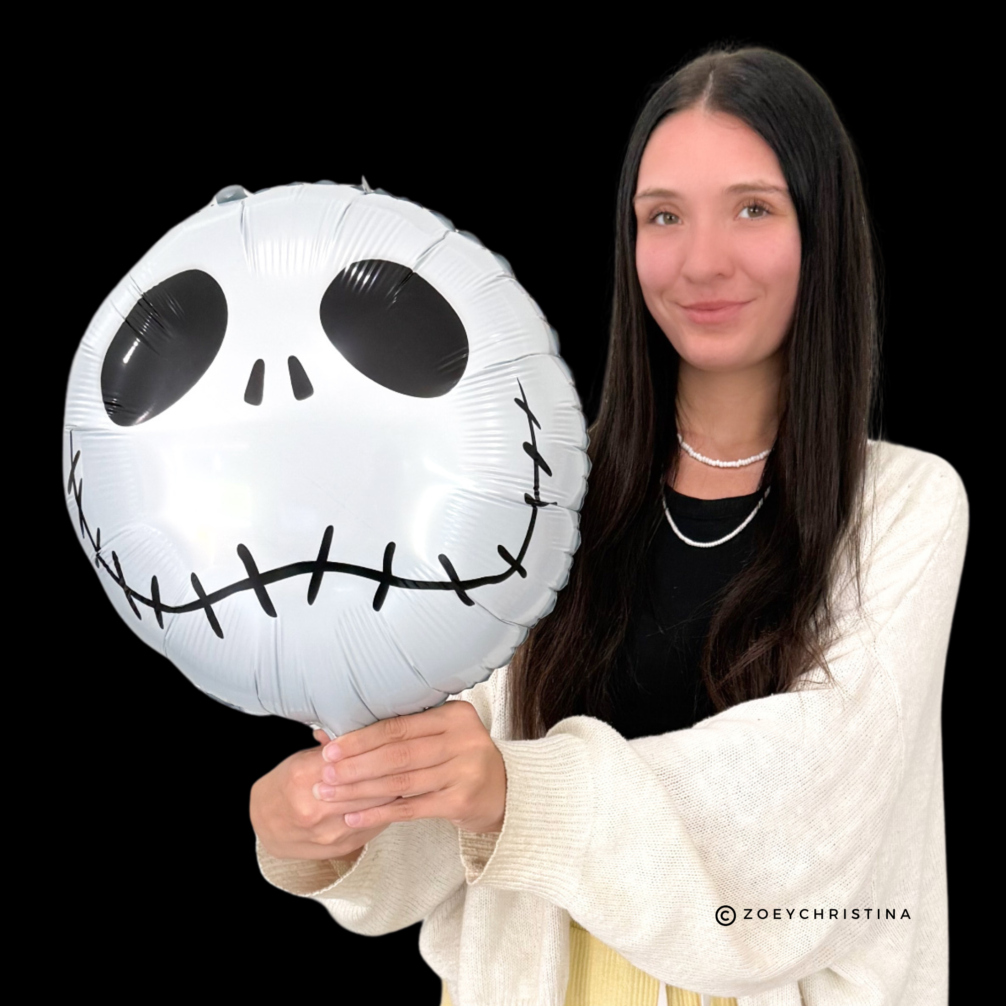 Zoey Christina - Wholesale Balloon - Skull Foil Balloon – Halloween, Gothic & Spooky Party0