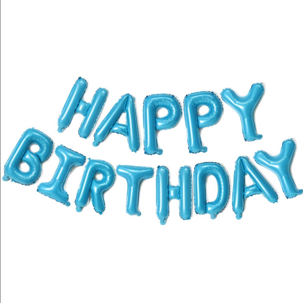 My Wholesale Warehouse - Vente Ballon - Ballon gonflable « Happy Birthday » avec ficelle et paille8