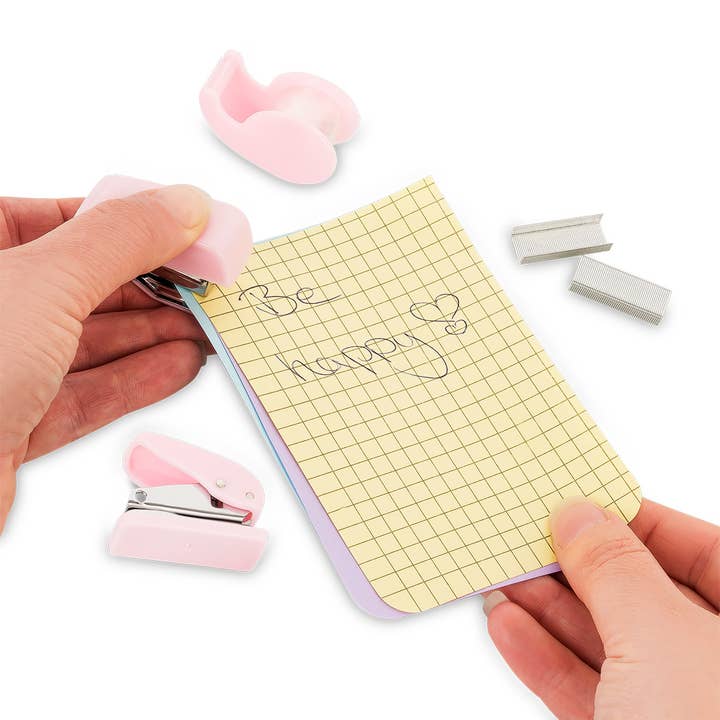 Trendhaus – wholesale Skolmaterial - Barn – GOOD FEELINGS kontorsset, 3-pack i olika färger3