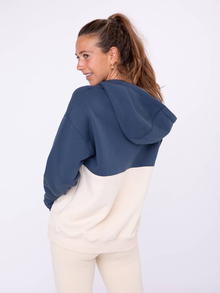 Mono B - Vente Sweat à capuche – femme - Sweat à capuche bicolore avec poche13