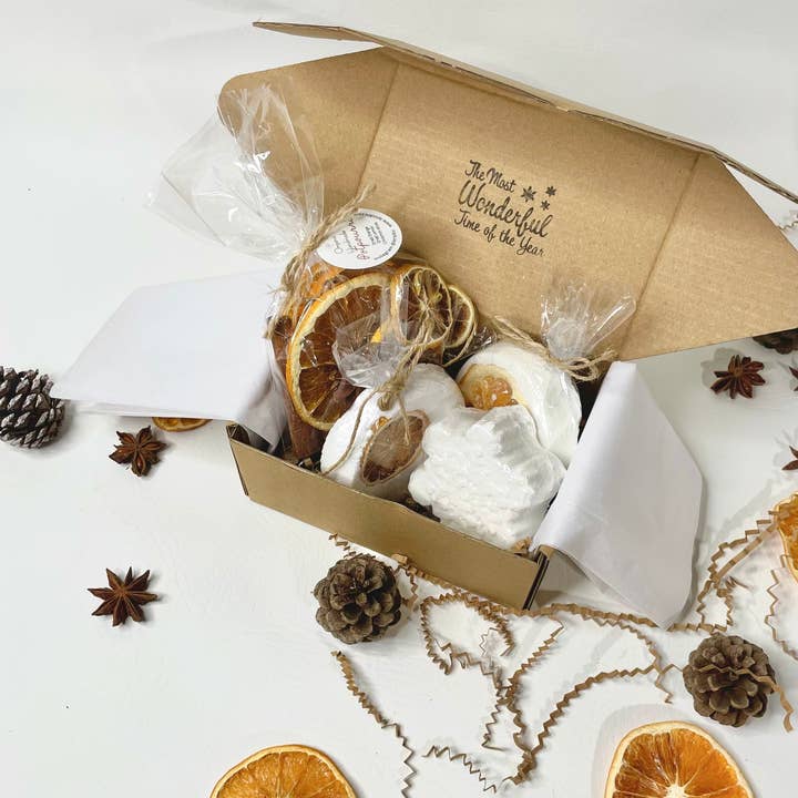 Lensik I&V - Vente Set de bain et corps - Coffret cadeau Rustic Spa, cadeau de Noël, cadeau d'anniversaire2