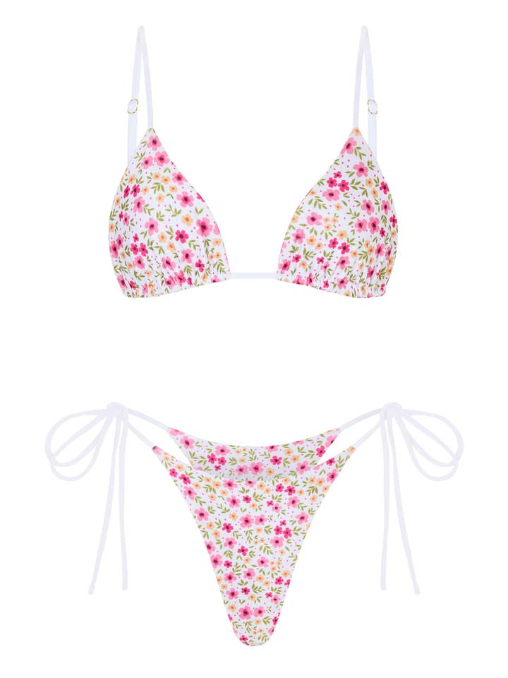 Helio Top in Flor for wholesale by High Tower Swimwear