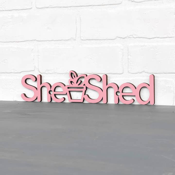 Spunky Fluff - Wholesale Wall Sign - She Shed Women's Wood Garden Shed Sign6