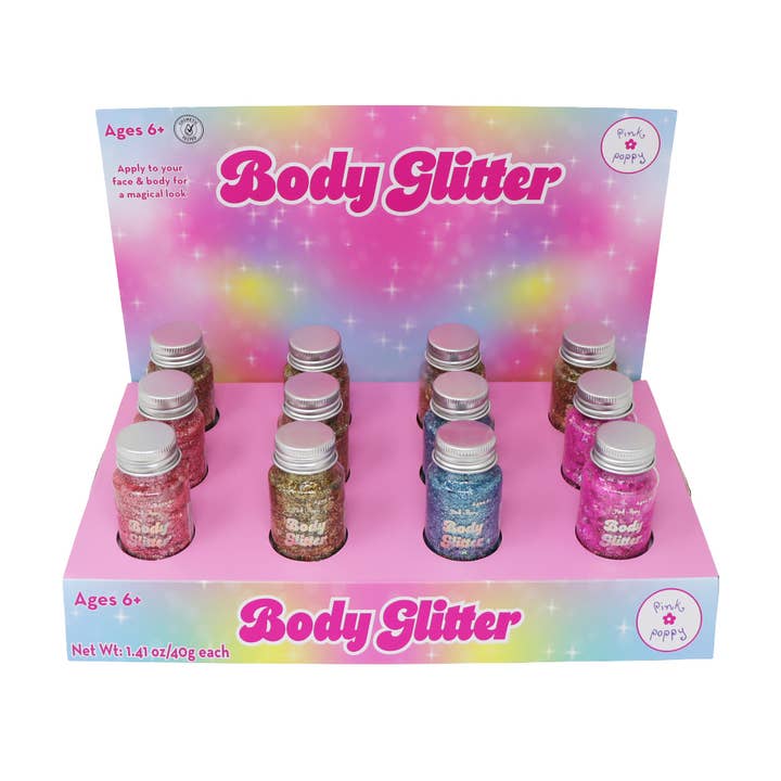 Pink Poppy - Wholesale Body glitter/shimmer - Body Glitter - (Pack Size: 12)6