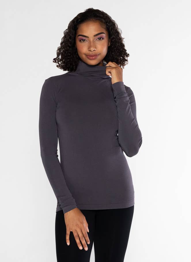 C'est Moi Clothing Co - Vendita all'ingrosso Top in maglia - Donna - Dolcevita in bambù - CEBT120814