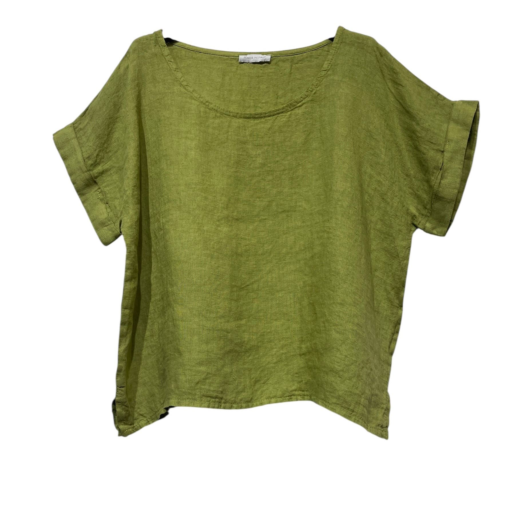 LINEN & COTTON HOUSE – T-shirt – Mulher por atacado – TOP UNI EM LIN 0133222