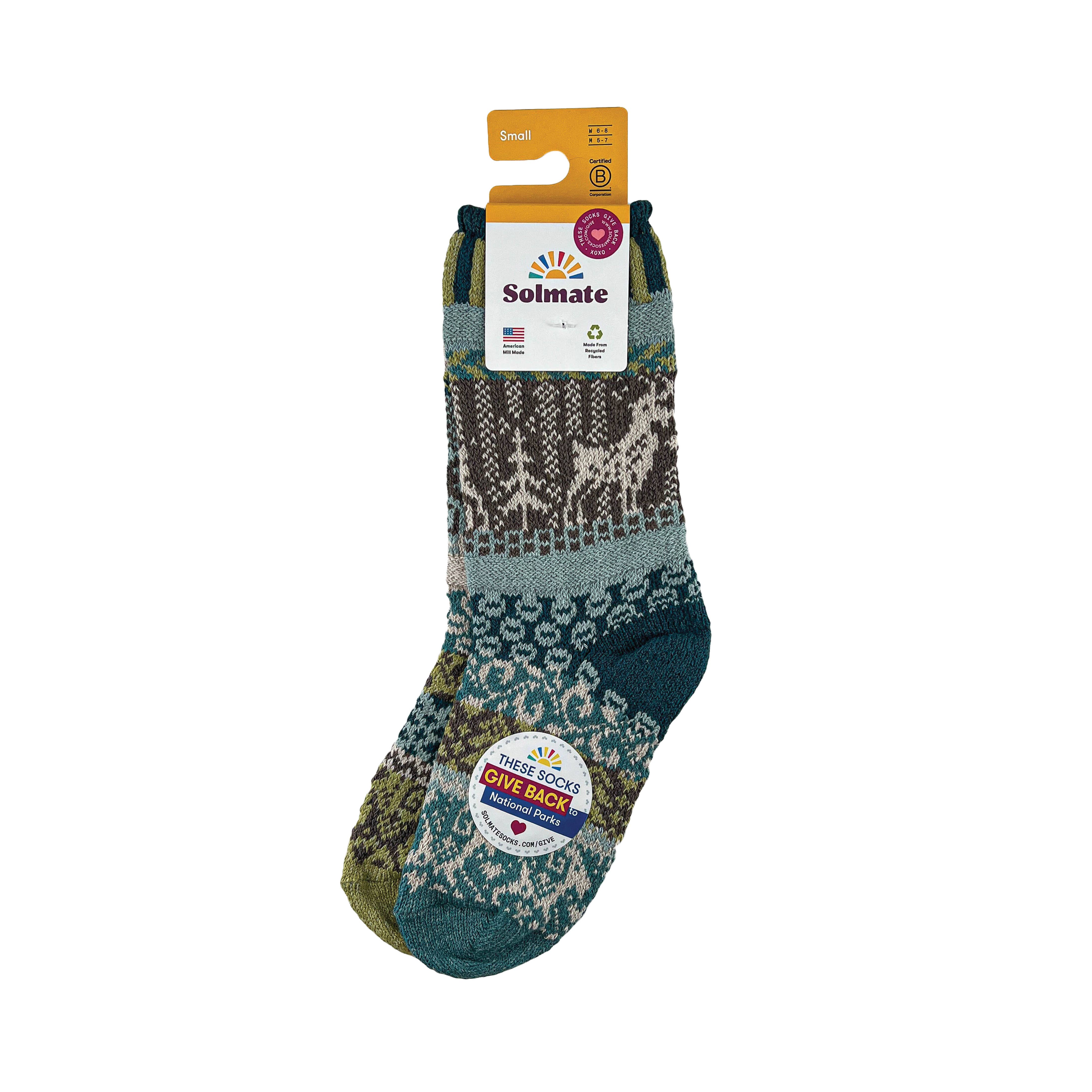 Solmate Socks - Wholesale Socks - Unisex - Goat Crew Socks | Socks That Give Back to National Parks1