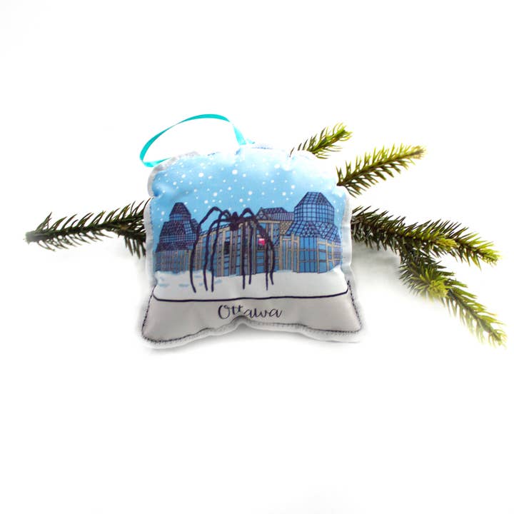 Creationzbycatherine Catherine - Wholesale Ornament - Ottawa National art gallery snow globe ornament