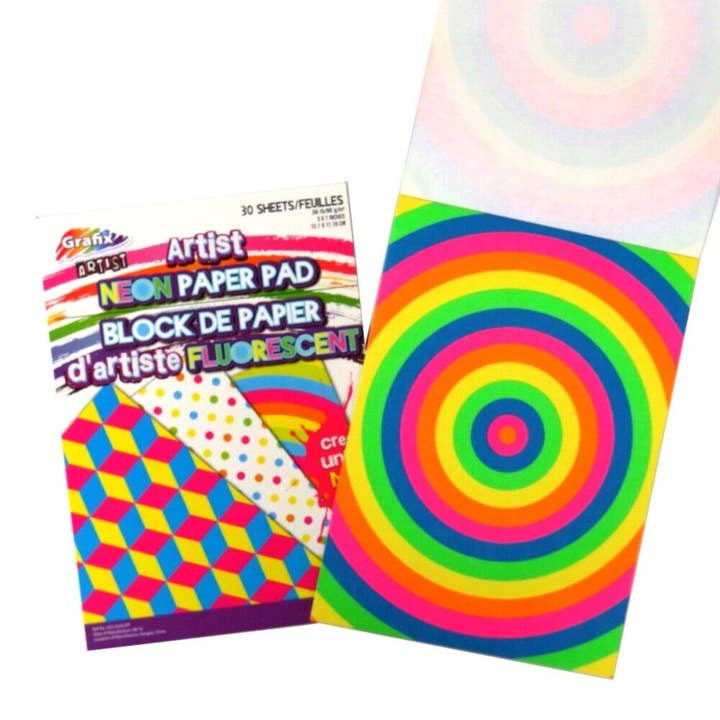 Grafix Neon Paper Pad for wholesale by Kids Party Craft