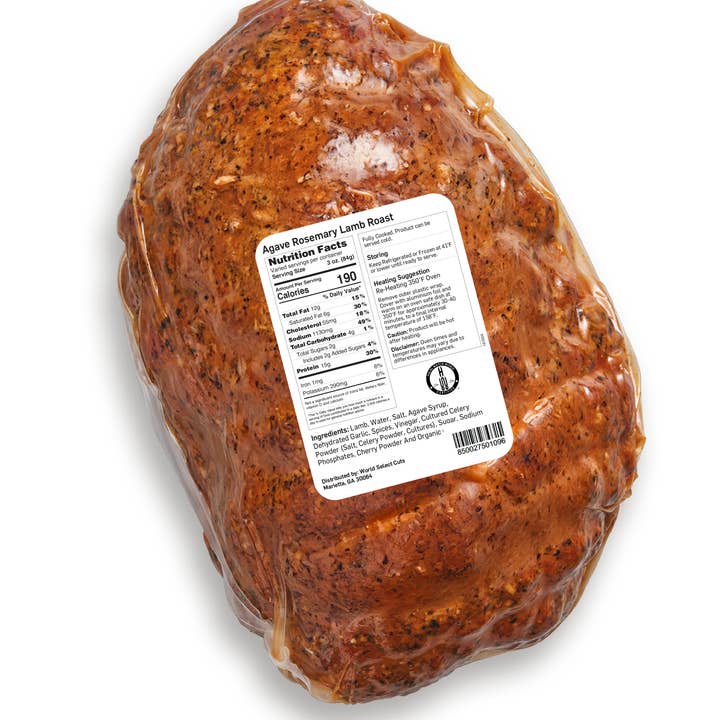 Aussie Select – Großhandel Schinken – Agave Rosmarin Lamm, Ungeschnittener Ganzer Braten: Service-Feinkost/Fleischtheke3