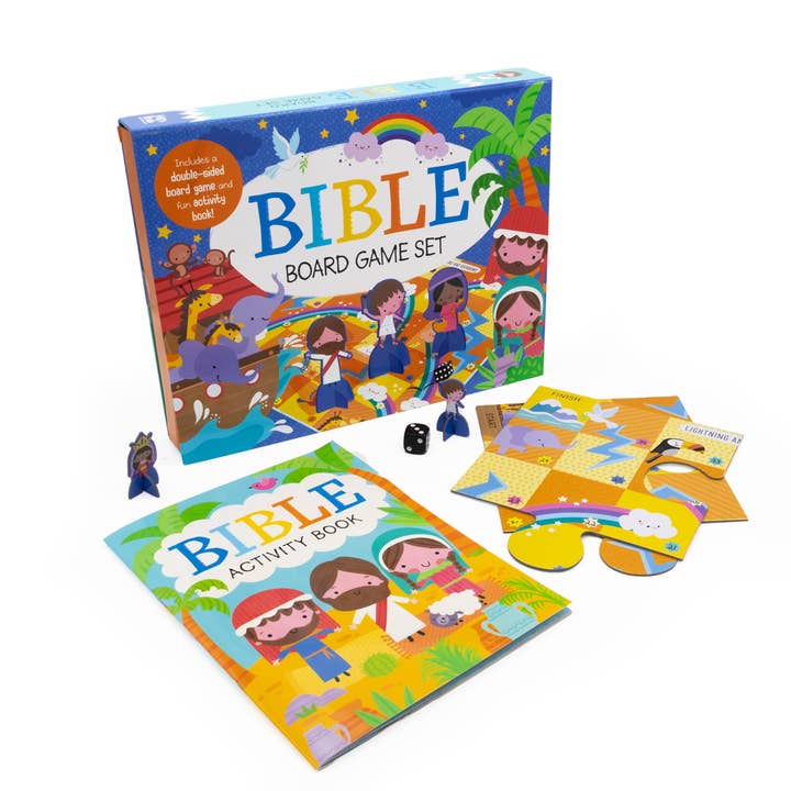 Robert Frederick Ltd - Wholesale Board Game - Bible Board Game Set - Includes 2 Games and Activity Book
