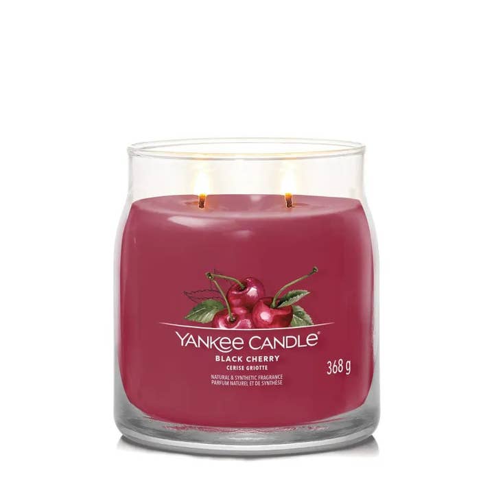 Seifen-Shop - Wholesale Jar/Filled Candle - Yankee Candle Black Cherry Signature - Medium Jar1