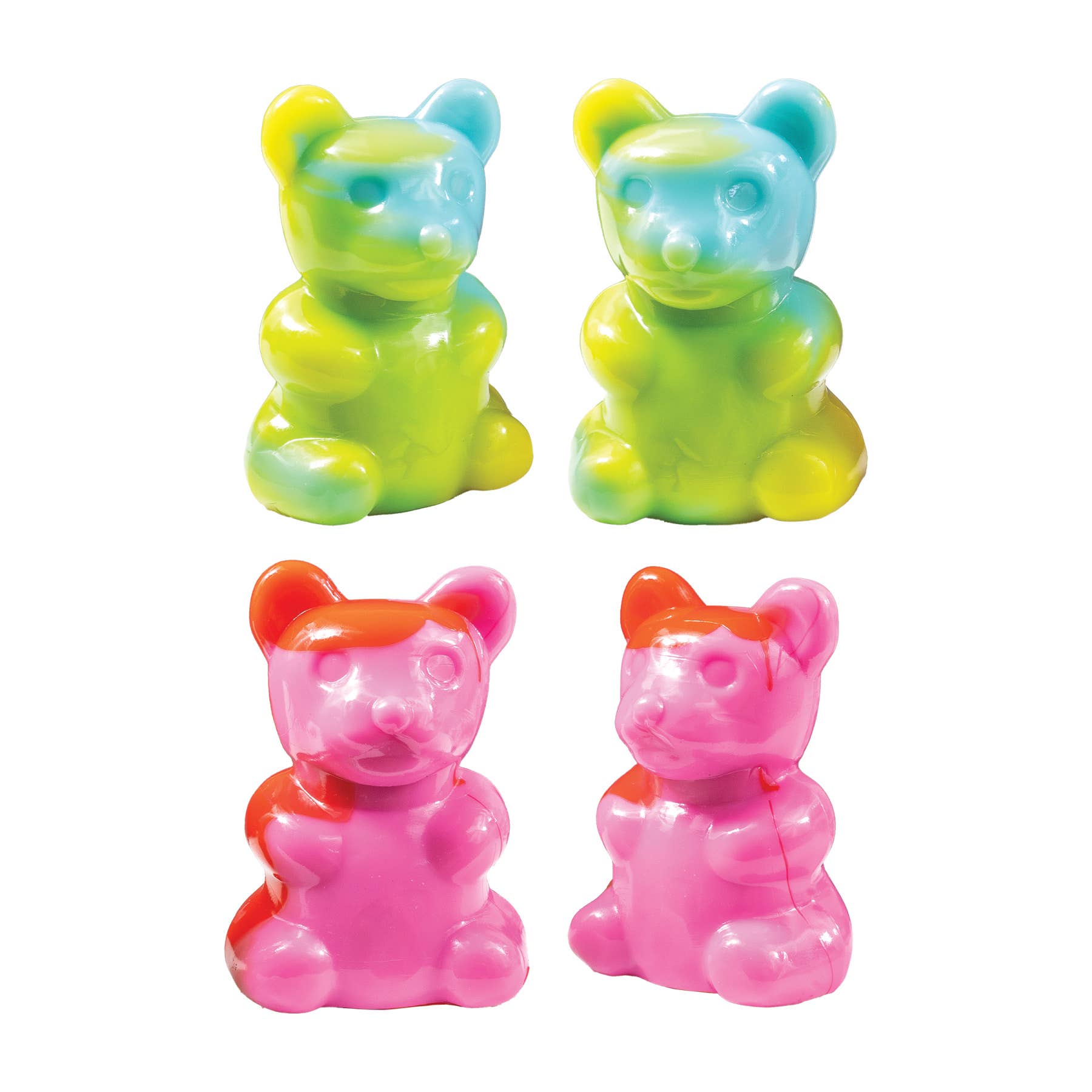 Geddes - Wholesale Squishy Toy - Kids & Baby - SCENTED TIE DYED SQUISHY GUMMY BEAR AND DUCKIE   12/DSP1