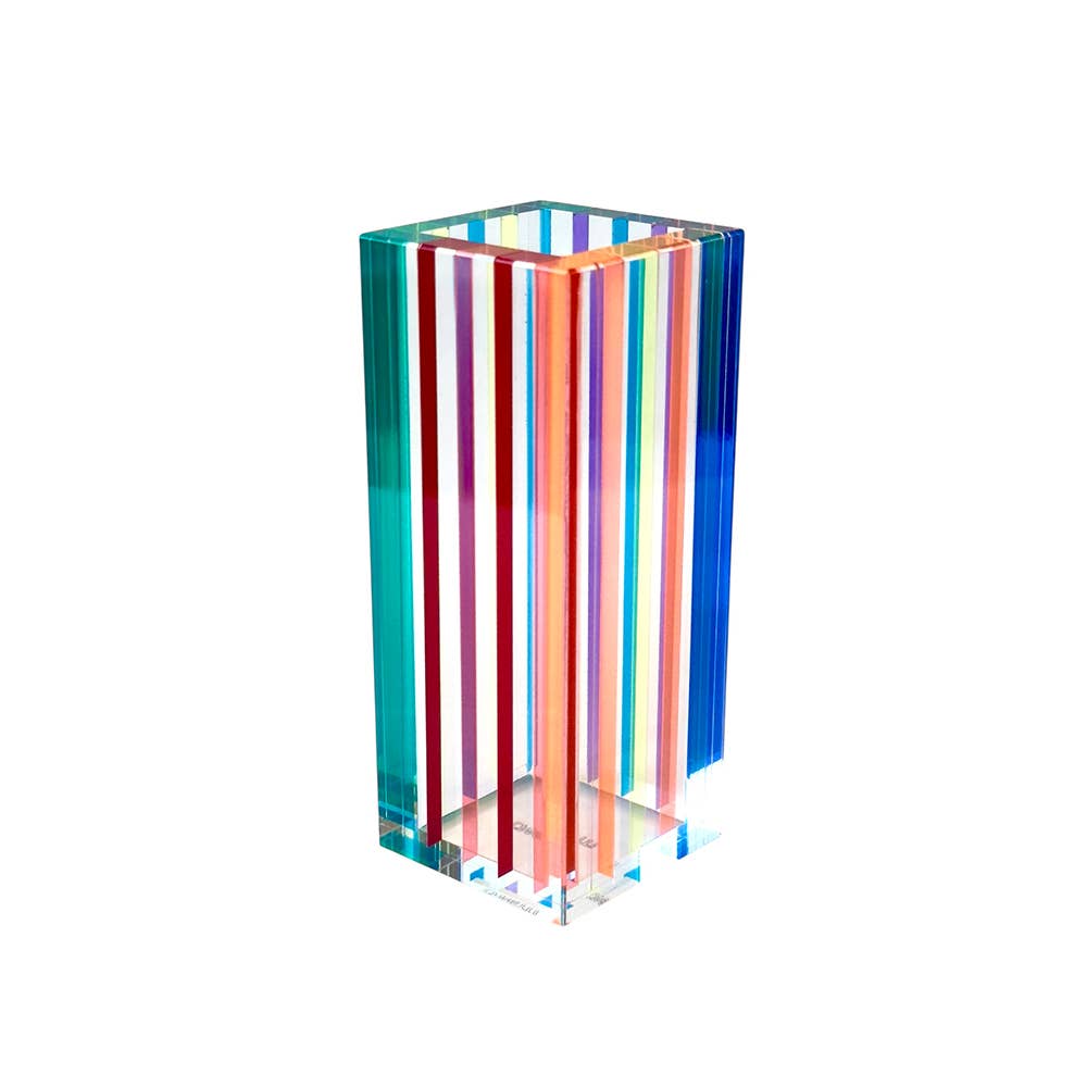 Canetti Design Group Inc. - Wholesale Vase - Striped Colorful Bouquet Vase - Multicolor (Large and Small)1