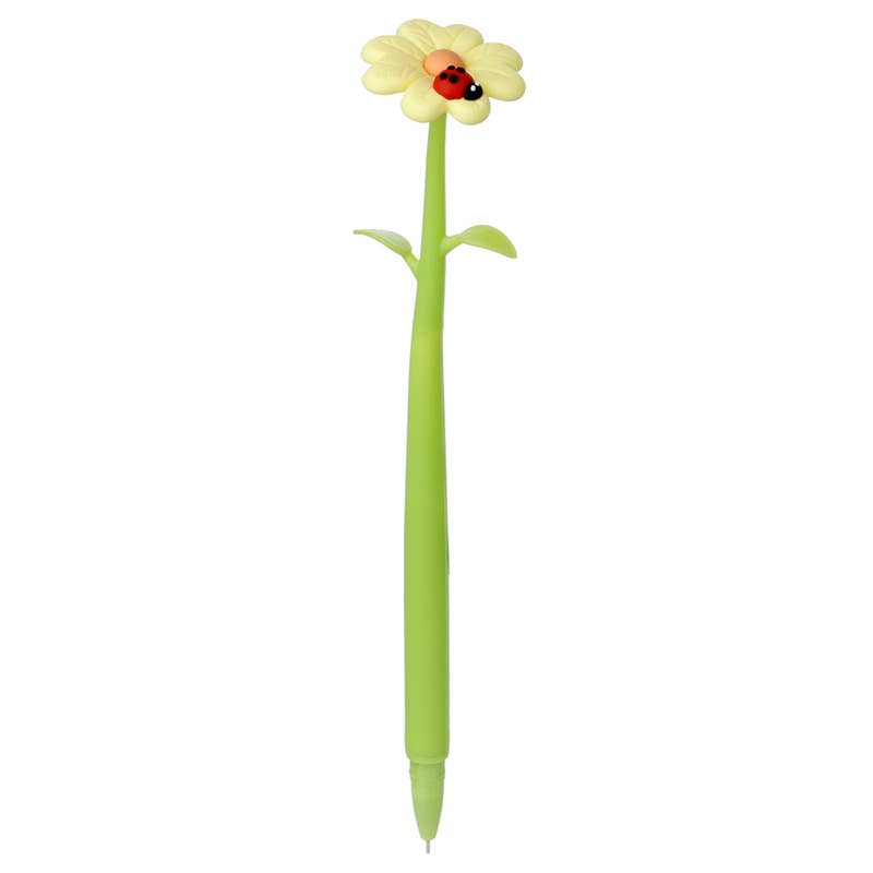 Puckator Ltd – wholesale Pen – Botanical Gardens Ladybird Flower Fine Tip Pen4