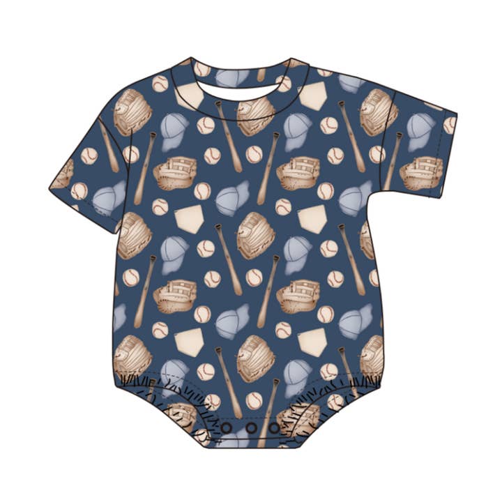 Barboteuse Bulle en Bambou - Grand Chelem pour la vente par Emi Lei