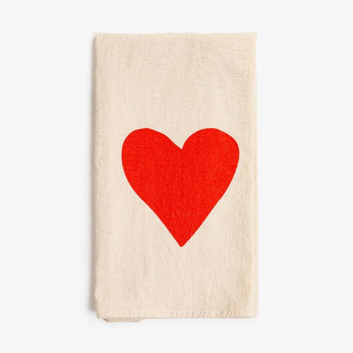 Torchon Cœur pour la vente par Bird and Buffalo