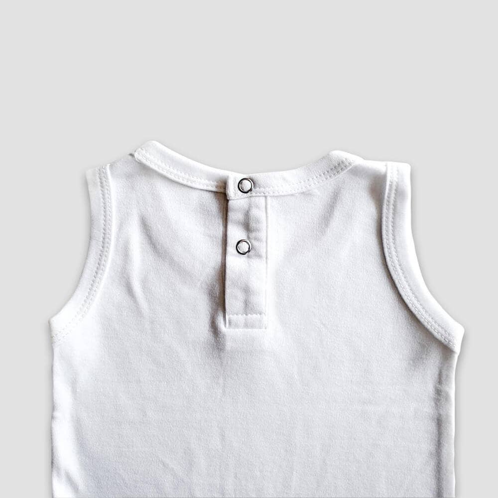 Laughing Giraffe – Großhandel Strampler – Baby – Baby Blank Polyester ärmelloser Strampler Tank, 6er-Pack1