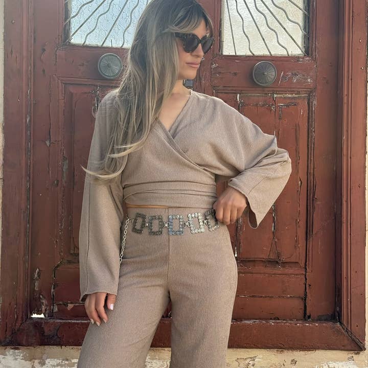 Christina Christi - Wholesale Belt - Women's - Silver Chain Belt, Women Belt, Silver Belt Buckles, Chain