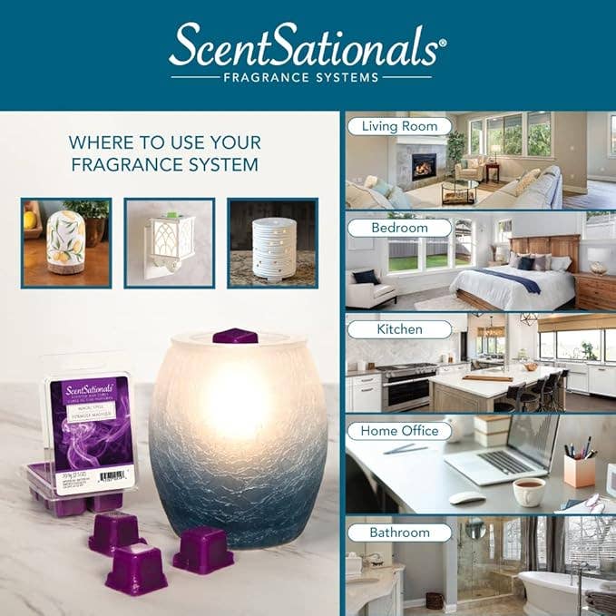 ScentSationals - Wholesale Wax Warmer - Wax Melt Warmer - 25 watts - 3D Circles4