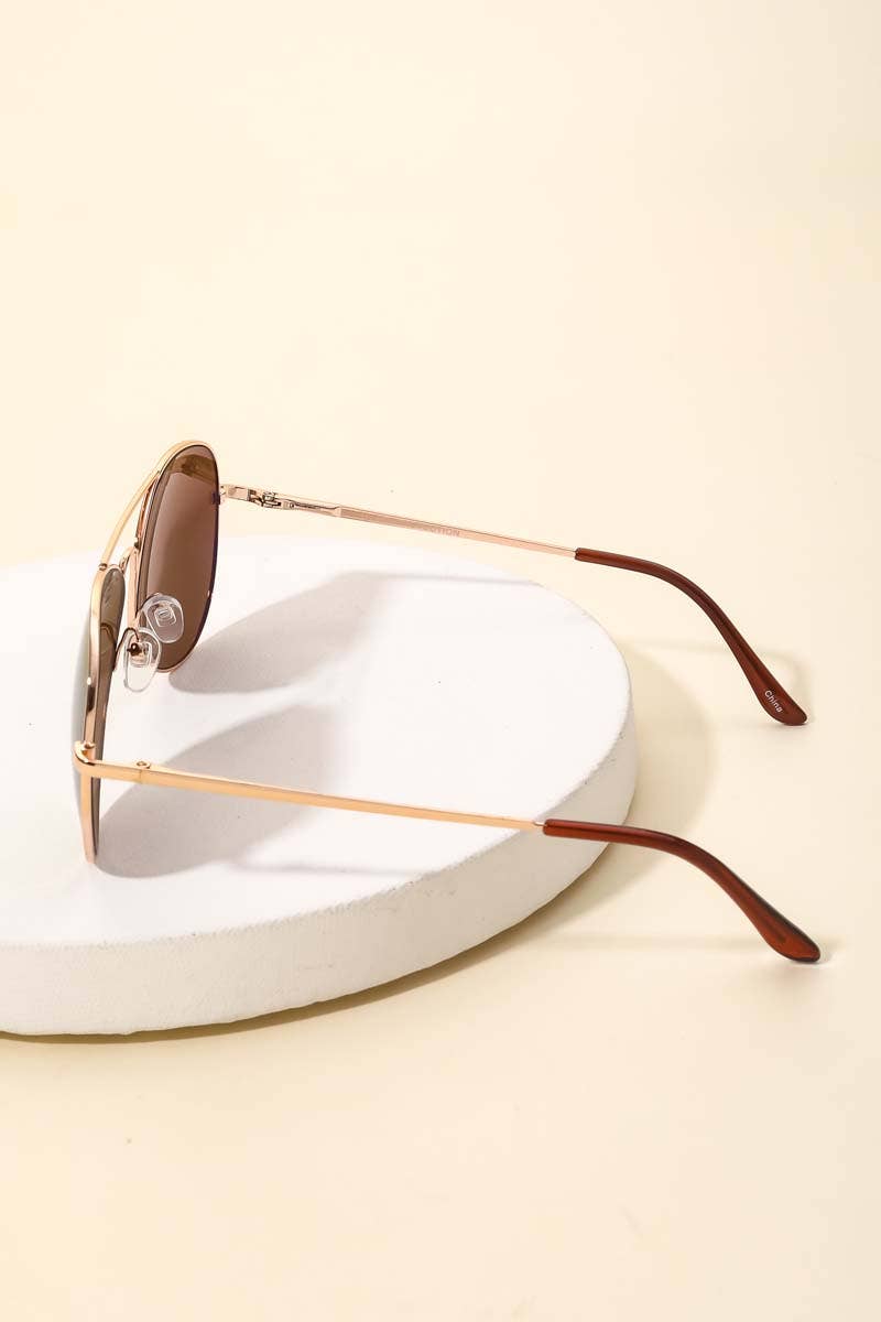 ASSORTED Classic Gold Rimmed Sunglasses for wholesale on Faire1