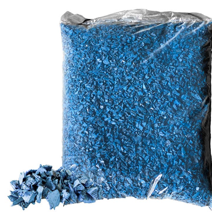 Blue Rubber Playground & Landscape Mulch by Viagrow, 1.5 CF Bag ( 11.2 Gallons / 42.3 Liters) for wholesale by Viagrow