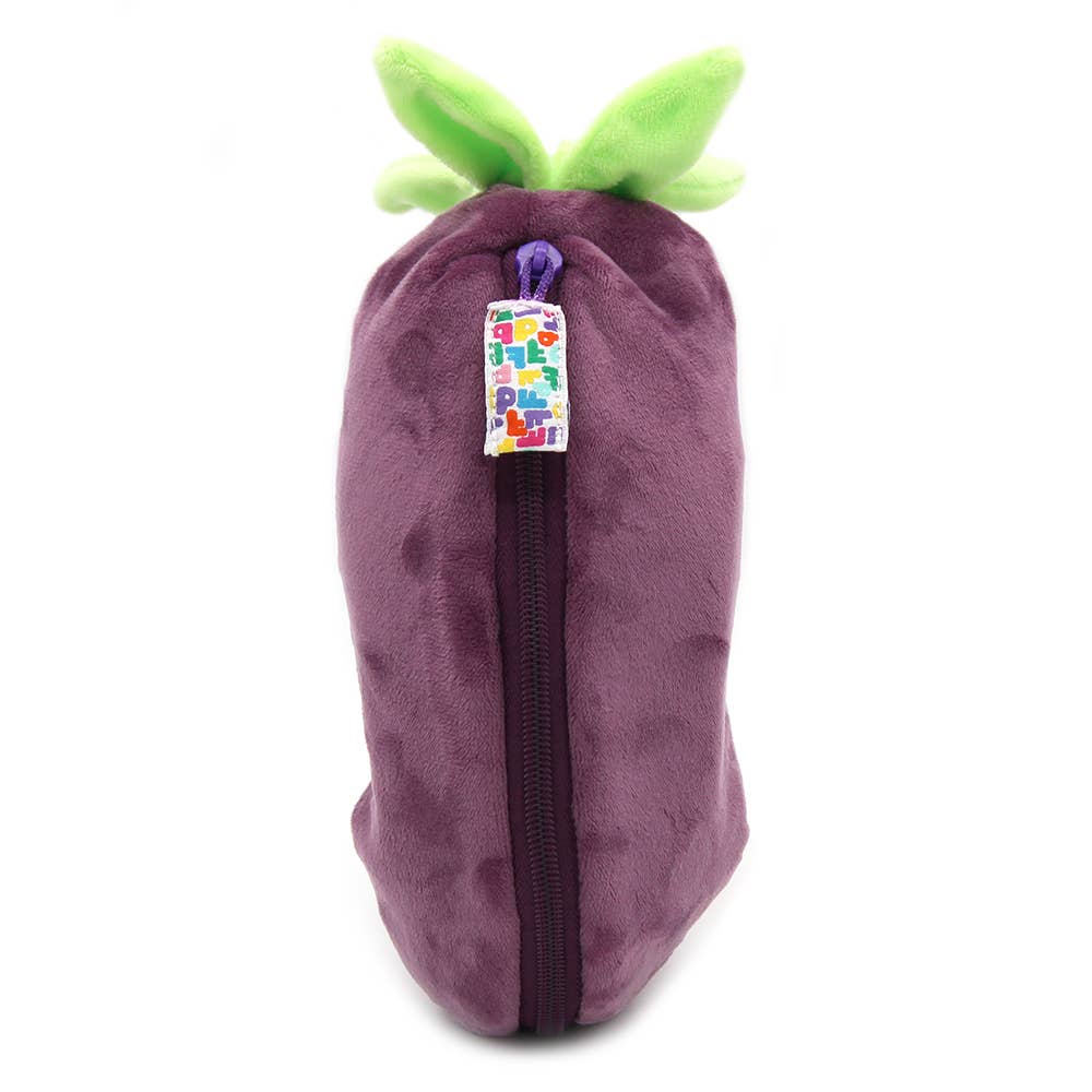 Les Déglingos, France - Wholesale Stuffed/Plush Toy - Kids & Baby - FLIPETZ - Plush Velvet the elephant / Aubergine2