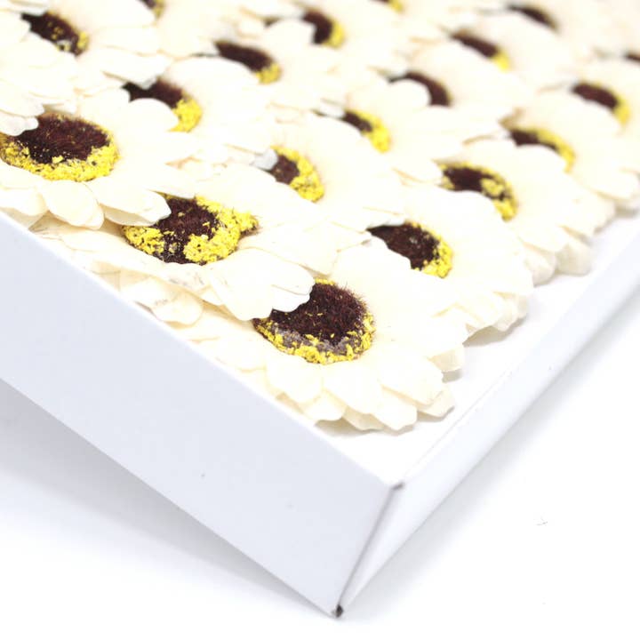 Flower Soap for Craft - Sml Sunflower - Ivory for wholesale by AWGifts Europe