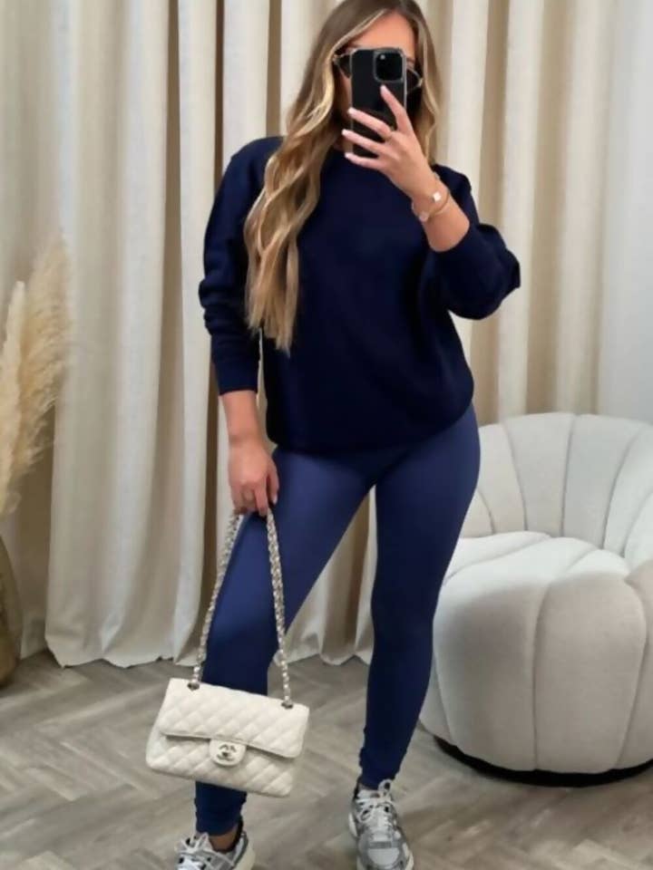 justyouroutfit - Wholesale Athletic/Lounge Leggings - Women's - HIGH WAIST RIBBED GYM LEGGING