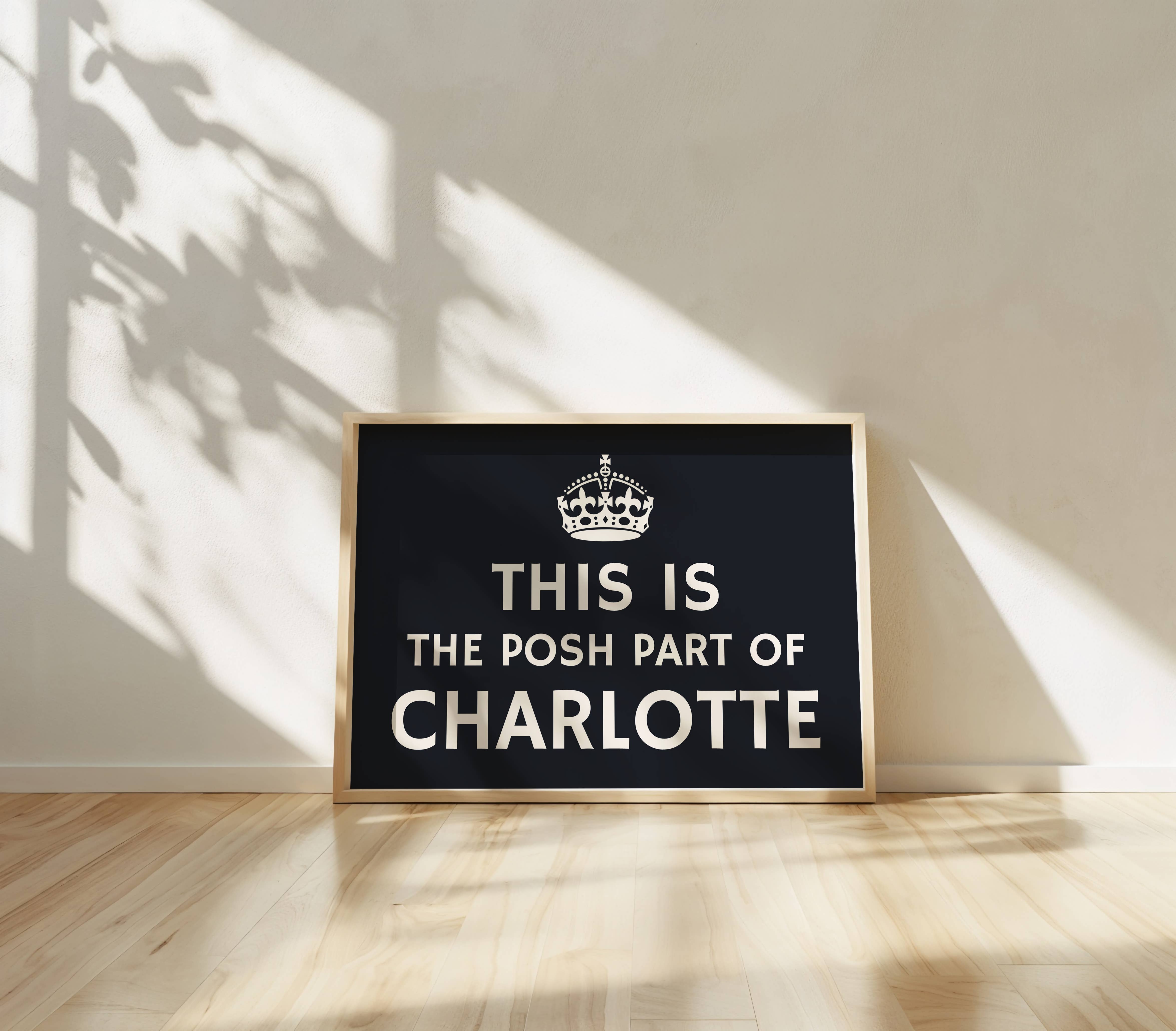 Timmy Loves - Wholesale Art Print - This Is The Posh Part - Customised Keep Calm A3 Art Print2