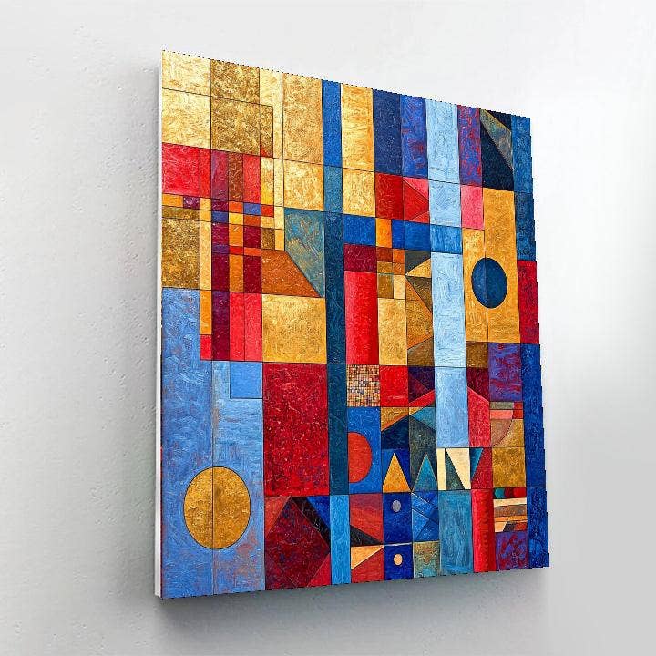 Artistry Rack – wholesale DIY-pysselkit – Wassily Kandinsky-inspirerade kulturella mönster - Gör-det-själv-måla-efter-nummer-kit