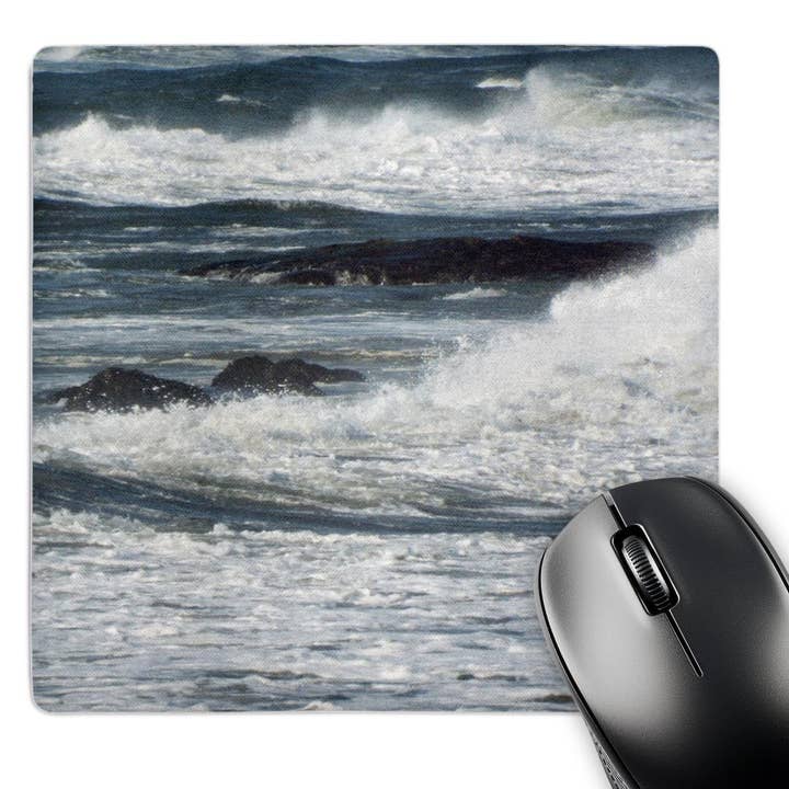 3dRose, Olas Rompiendo en las Rocas, Alfombrilla de Ratón para venta al por mayor de 3dRose